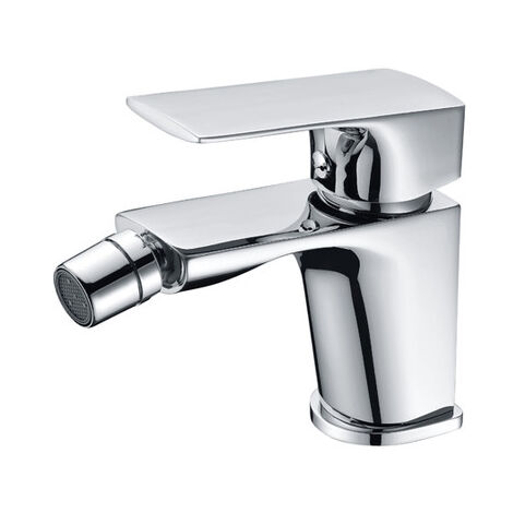 Mice - Rubinetto monocomando per bidet da bagno cromato - installazione semplice per acqua calda/fredda - Colore cromo BDI017-2