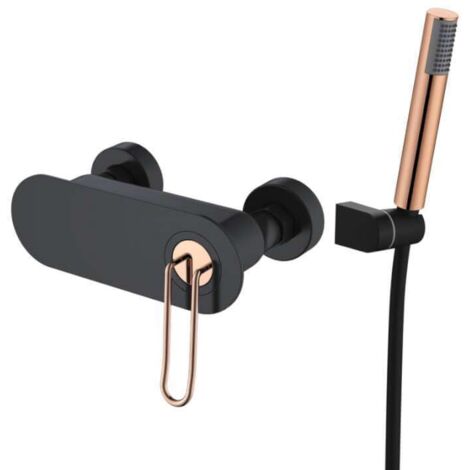 Mice - Rubinetto monocomando per bidet in acciaio ad alta resistenza - Rubinetto igienico per WC - Rubinetti per il bagno - Colore acciaio spazzolato