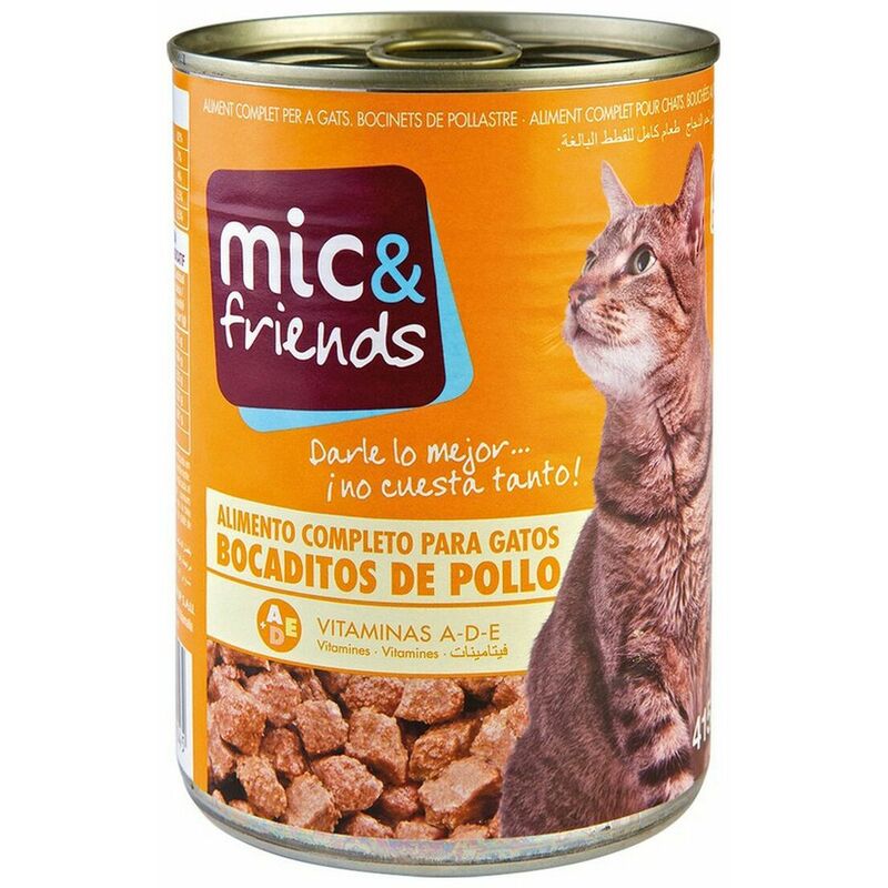 

Mic&Friends Comida para gato Mic&Friends Bocaditos Pollo (425 g)