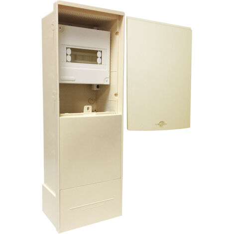 Michaud – Borne CIBE – Coffret modulaire 1 rangée 9 modules – Installation électrique optimisée – Pour circuits électriques complexes