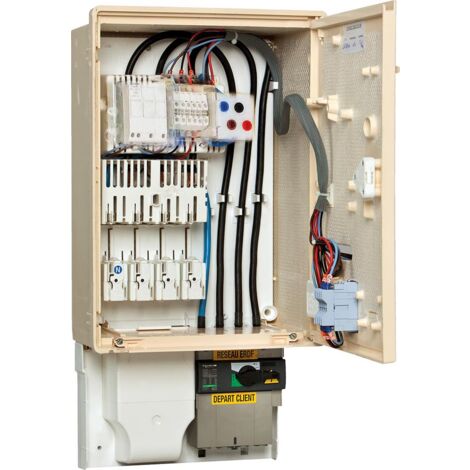 Michaud – Coffret électrique nu 100A – Protection amont CCPI N211 – Arrivée basse, départ bas – Pour installations sécurisées - BPS 100 A
