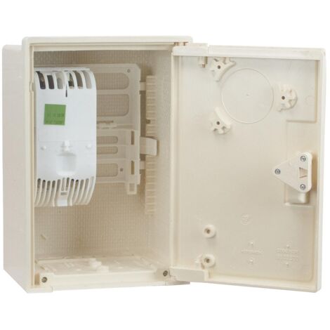 Michaud – Coffret électrique nu S22 monophasé A2D2 – Porte pleine avec serrure triangulaire – Pour installations sécurisées
