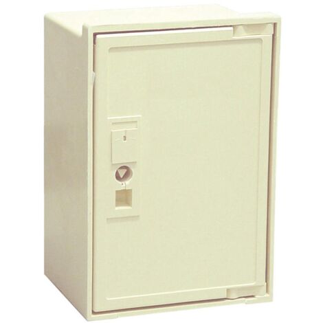 Michaud – Coffret électrique nu S22 – Ouverture latérale – Loquet de sécurité demi-tour – Triangle 11 mm – Pour installations sécurisées
