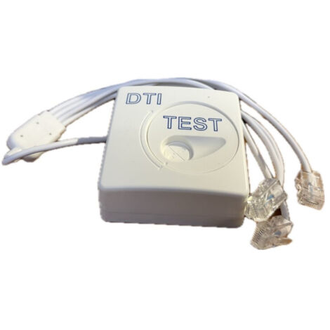 Michaud – DTI précablé avec cordon RJ45 400mm – 4 sorties pour téléphone et ADSL – Raccordement à ligne TELECOM cuivre - LB021