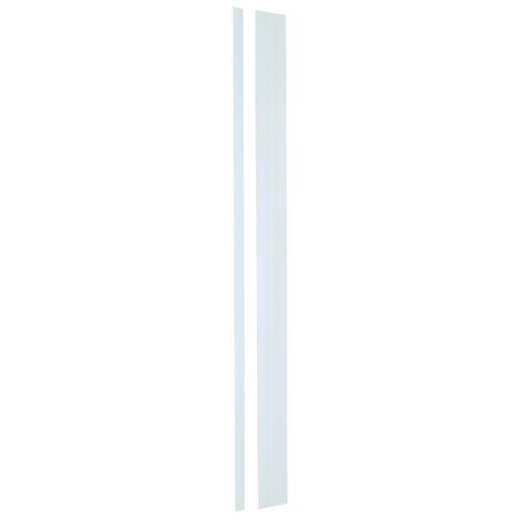 Michaud – Lot de 2 couvercles GTL 13 modules – Longueur 2x1,25 m – Compatibles tableaux de répartition sans adaptateur – Conception robuste