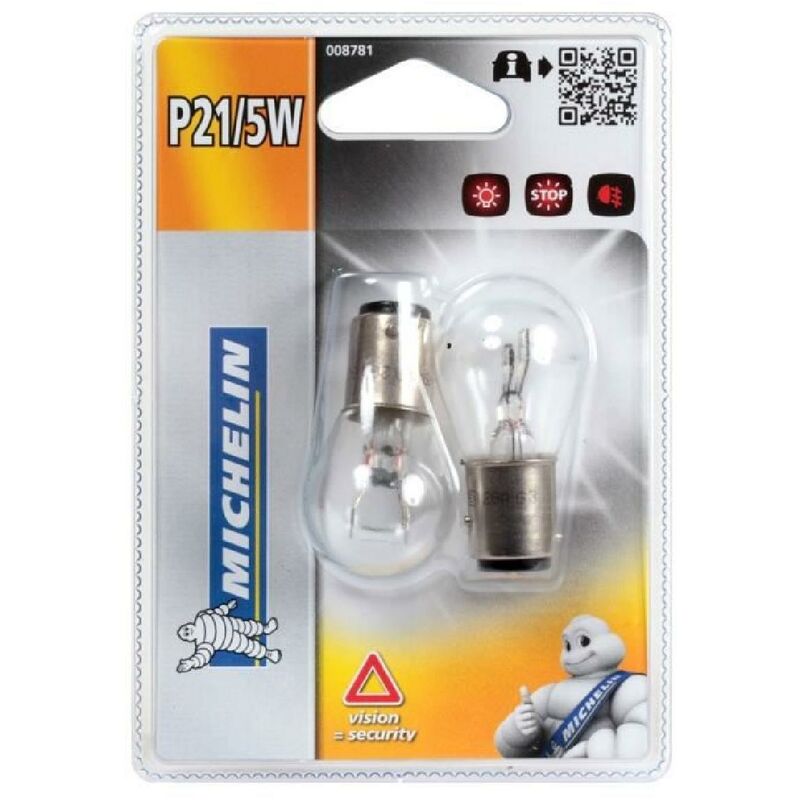 Michelin - 2 ampoules P21/5W 12V IMP008 781