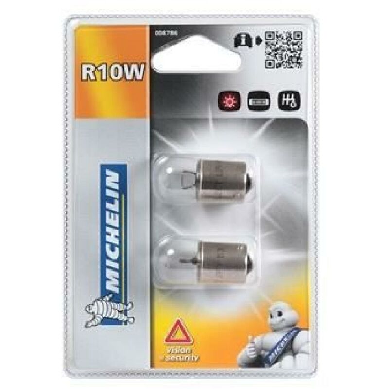 008786 2 ampoules R10W 12 v - Michelin
