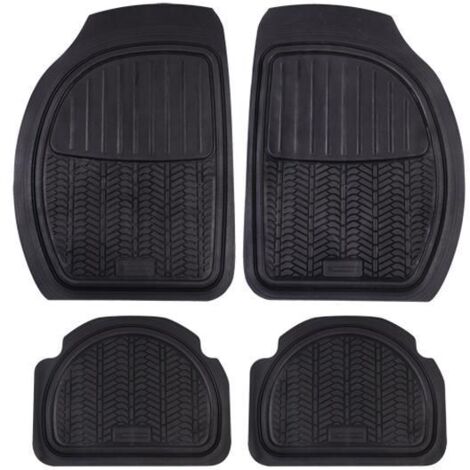 Michelin 4 Tapis Universels Caoutchouc noir