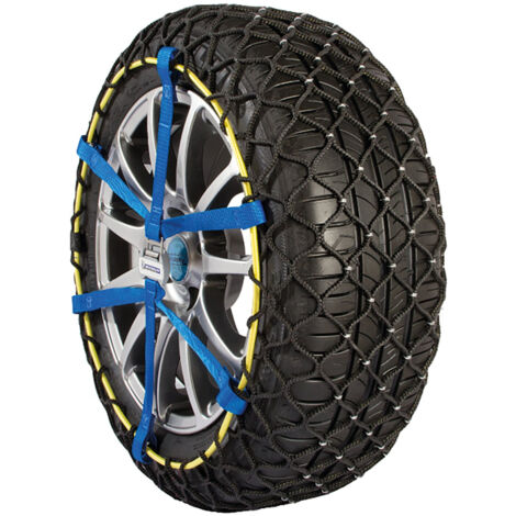 Michelin – Chaînes à neige Easygrip Evo11 – 2 unités – Montage rapide avec 150 clips métalliques – Compatible avec dispositifs ESP et ABS