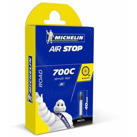 Michelin Chambre à air A1 Airstop 18/25-622 valve type Presta 40mm idéal vélo route