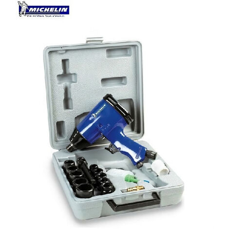 MICHELIN Coffret Clé a Choc déboulonneuse 1/2 livré avec 10 Douilles + Accessoires