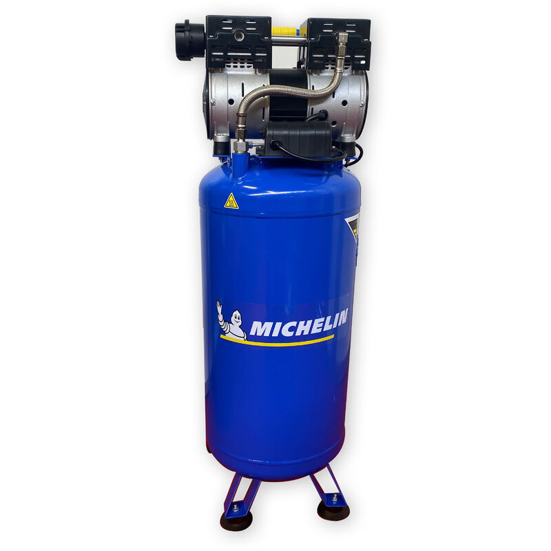 Compresseur 50 litres vertical silencieux - Michelin