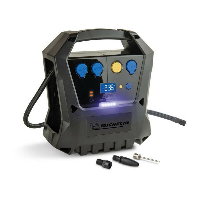 MICHELIN - Compresseur sans fil rechargeable - 6,9 Bar - 100 PSI