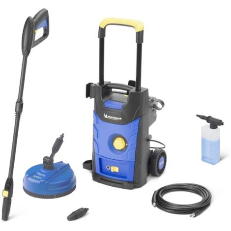 Michelin Idropulitrice MPX16EP  ad Alta Pressione  per Auto ed Esterni Casa  con Lavapavimenti  Pressione max. 125 bar  Portata max. 420 l/h  Assorbimento 1600 W