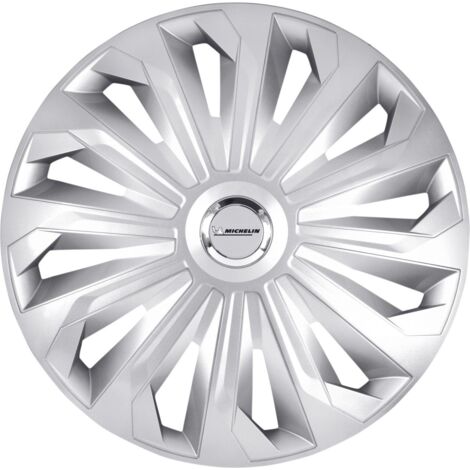 Michelin Radzierblenden Monique 40 cm (16 Zoll) silber 4 Stück Reifen & Felgen