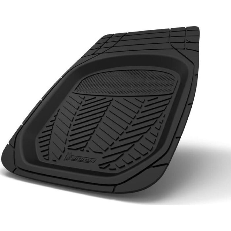 Tapis auto caoutchouc bac 3D 2 pieces Noir - Michelin