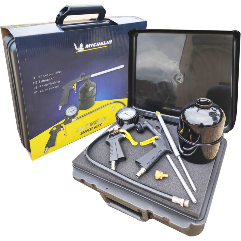 Accessoires gonflage compresseur spécial Vélo - Valise Kit accessoires Michelin