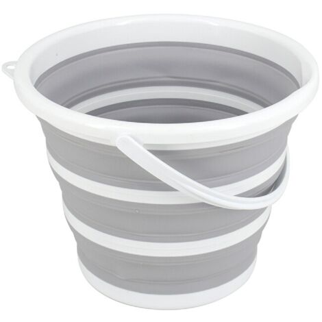 Michelino Clean Home Eimer faltbar – Platzsparender und vielseitiger Eimer für den Haushalt 5 Liter  Ø 25.5 x H 20.5 cm