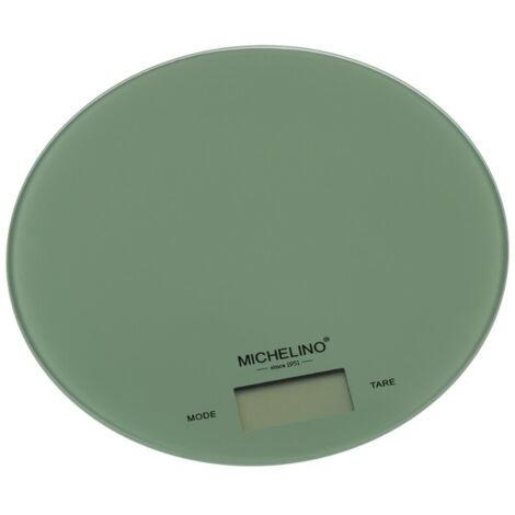 MICHELINO Digitale Küchenwaage Serie Leonidas LCD-Bildschirm Automatische Ein- und Abschaltung Grün