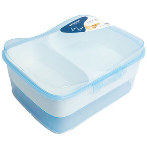 MICHELINO Lunchbox mit Einteiler Brotdose mit Fächern Spülmaschinengeeignet Grau