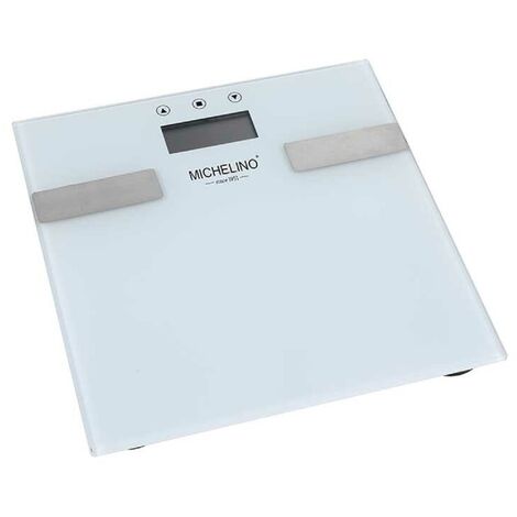 MICHELINO Personenwaage Standwaage mit Körperanalyse-Funktion LCD-Anzeige und rutschfest