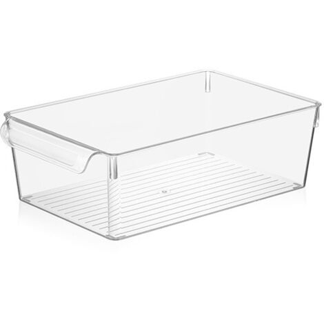 MICHELINO Praktischer Kühlschrank-Organizer: Hygienisch, robust und platzsparend Breite 20cm, Höhe 10cm