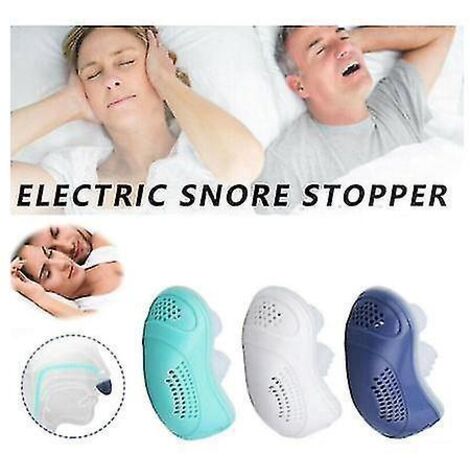 Micro-appareil électrique CPAP anti-bruit et anti-ronflement pour l'apnée du sommeil Stoppergreen