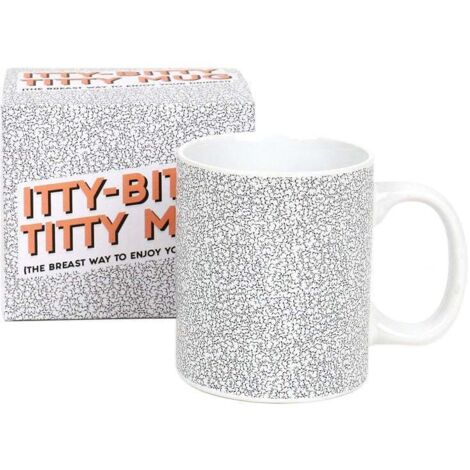 Micro Breast Tasse, lustiges Geschenk, Büro-Gadget, Keramik, 355ml