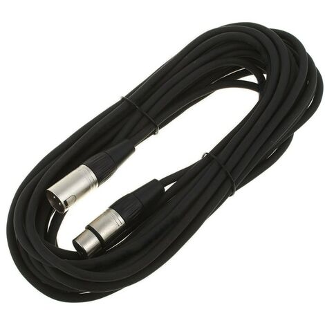 Micro Câble avec Mâle Femelle Connecteurs XLR 15m