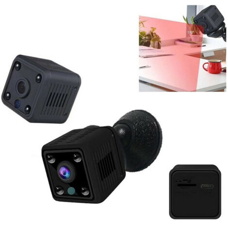 Micro Caméra Cachée Détection Espion Wifi Ip Hd 960p Sd 4 Led