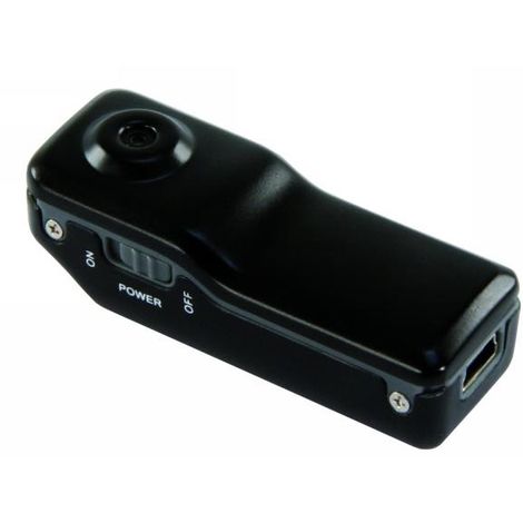 Micro caméra d'action micro -Enregistrement vidéo à fente SD 640x480px X -Cam 650