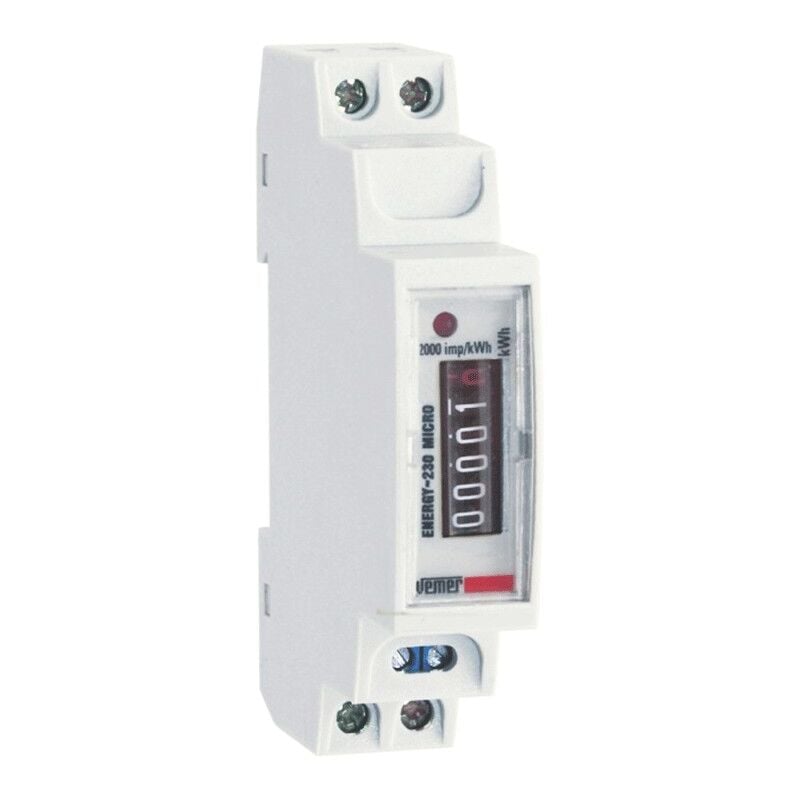 Vemer - Compteur d'électricité Energy 230V micro din VE321600