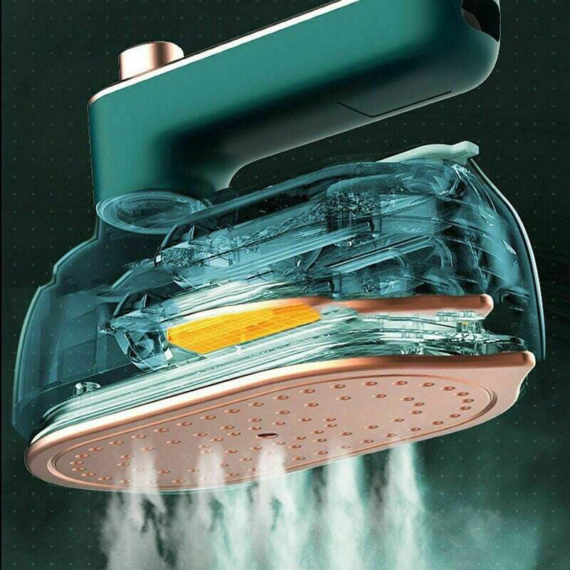 KZQ - Micro fer à vapeur professionnel et portable, parfait pour repasser les vêtements en tissu à vapeur à la maison ou en voyage.