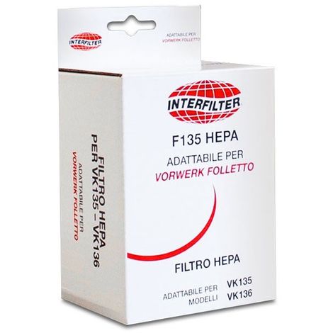 MICRO FILTRO IGIENICO HEPA PER FOLLETTO VK135 VK136 ORIGINALE