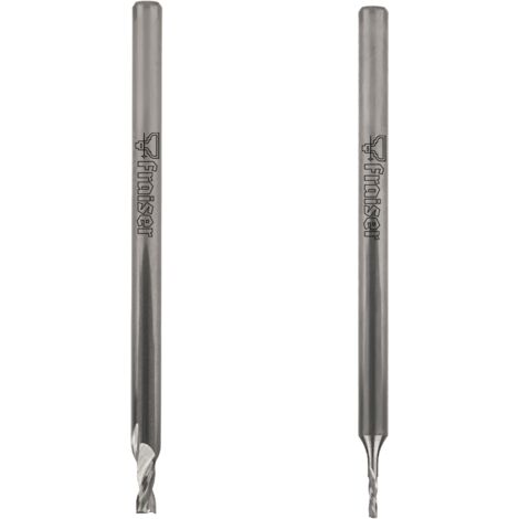 Micro-fraises pour CNC en tungstène D=2 I=4 S=3 Z=2 FR.317 - Fraiser