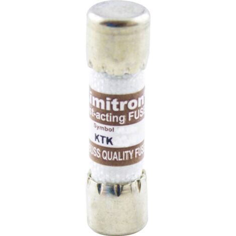 MICRO-FUSIBLE BUSSMANN BY EATON KTK 0.5 A (Ø X L) 10.3 MM X 38 MM 0.5 A 600 V ULTRA-RAPIDE -FF- 1 PC(S)