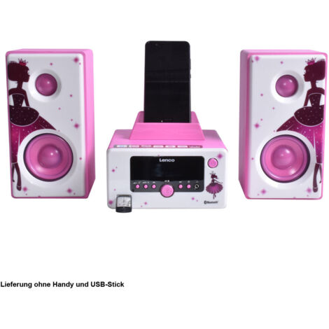 Micro impianto musicale Bluetooth con sveglia e USB