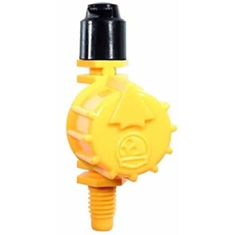 Micro irrigatore regolabile a 90° - 5 pezzi - portata da 0 a 3,4 m - flusso da 0 a 130 l/h - Pioggia