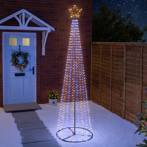 main image of "Maypole Christmas Tree Micro LED Light Indoor Outdoor Decoration 1.4m 2.1m 2.5m"
