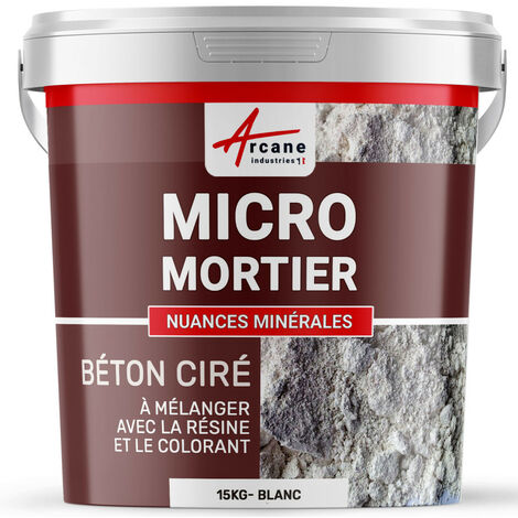 Micro mortier pour béton ciré - 15 kg - ARCANE INDUSTRIES