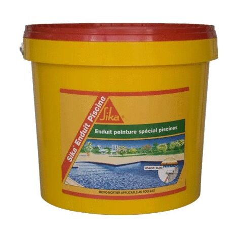 Micro mortier prédosé Sika Enduit Piscine - Seau 18,48kg - SIKA