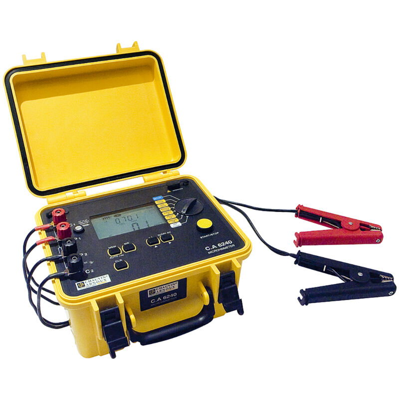 Chauvin Arnoux - Ohmmètre ca 6240, 399 o, résolution 1µO ( Prix pour 1 )