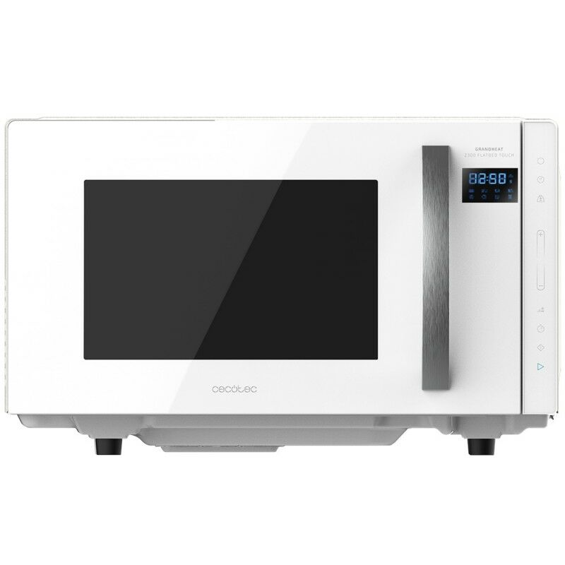 Micro-ondes sans plaque GrandHeat 2300 Flatbed Touch White. Capacité 23 litres, Puissance 800 w, 8 fonctions préréglées, Minuterie jusqu'à 95 min.