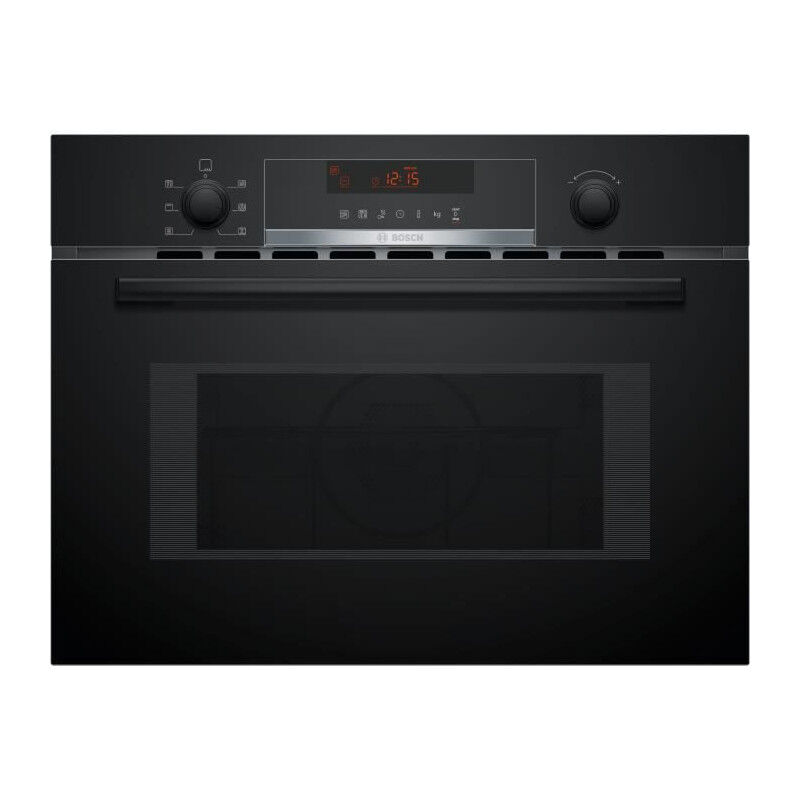 Bosch - Four combiné micro-ondes Encastrable SER4 - CMA583MB0 Noir - Vol four: 44l - 5 modes de cuisson -H454xL594xP570mm