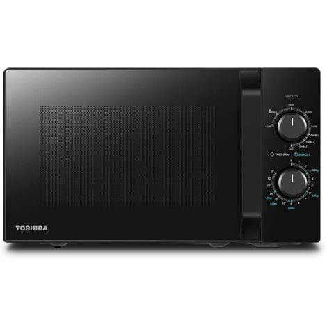 Micro-ondes combiné pose libre- TOSHIBA - 800W - Grill 1000 W - 20L - Noir