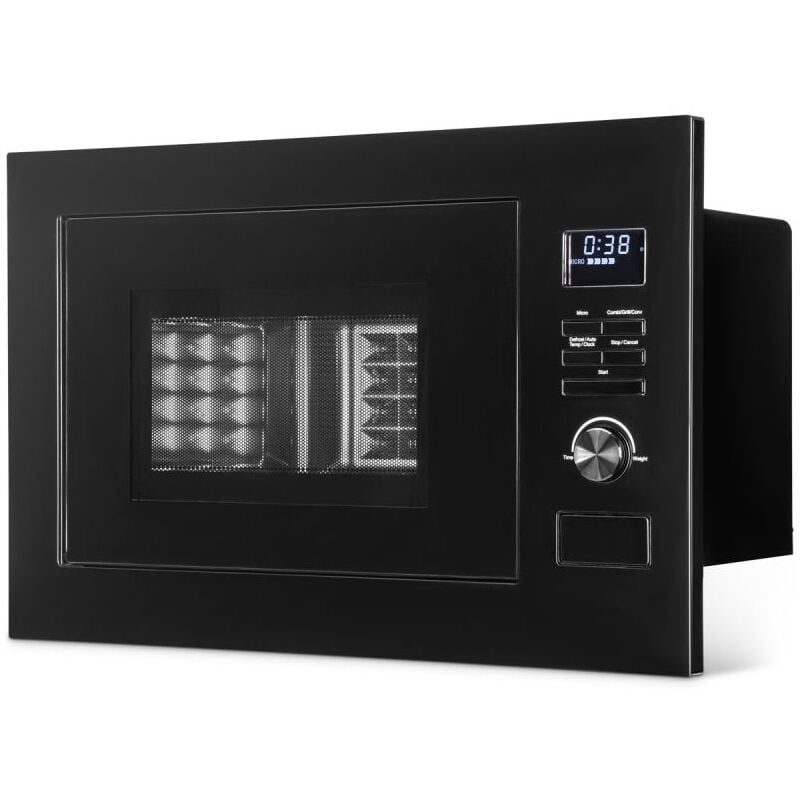 Bomann - Micro ondes encastrable avec grill Noir MWG3001HEB-Noir