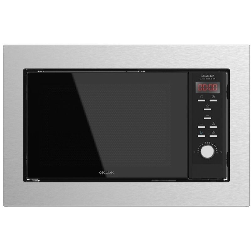 CECOTEC 01389 - Micro-ondes encastrable GrandHeat 2350 Built-In Steel Black - Neuf