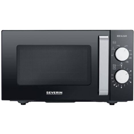 Micro-ondes gril  20l 800w noir - Severin - 7762