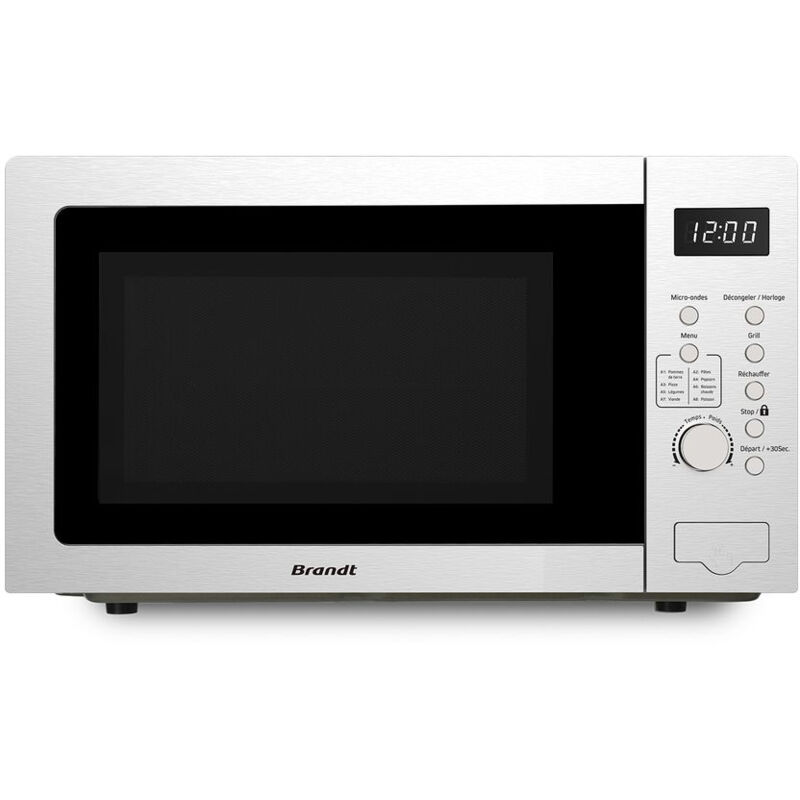 Brandt - Micro-ondes + grill 30l 950w blanc ge3000x