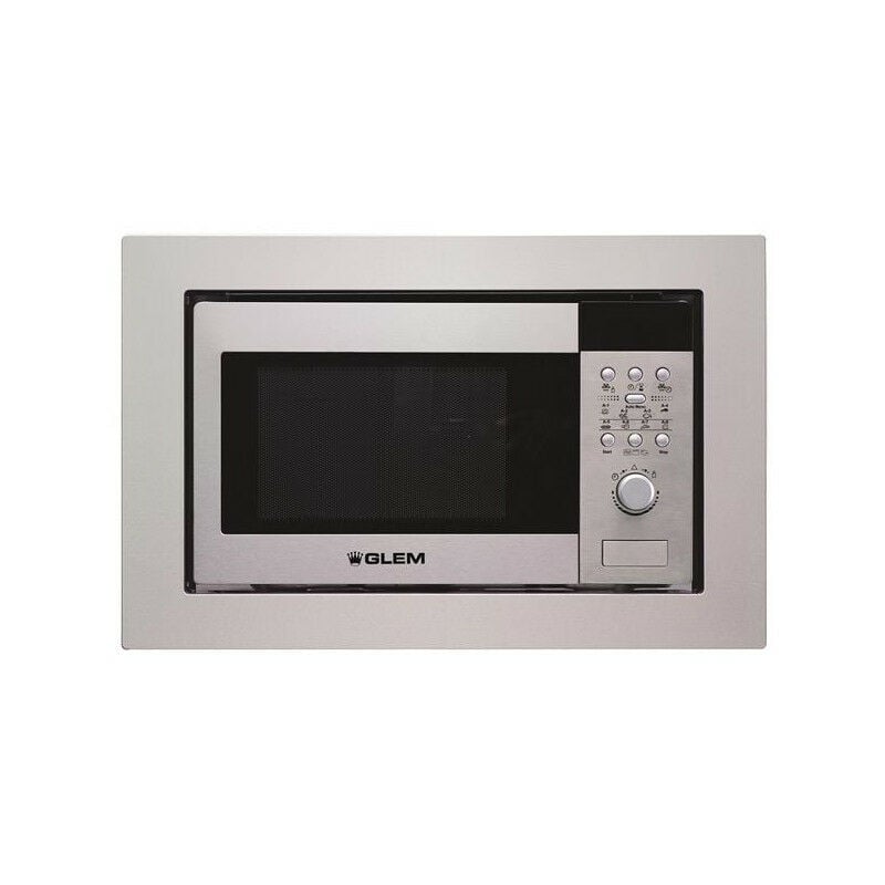 Micro-ondes gril intégrable - Meuble haut / Niche 38 cm - Électronique GLEM - GMI203IX